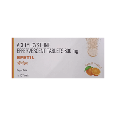 Efetil Tablet Orange Sugar Free