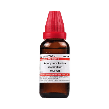 Dr Willmar Schwabe India Apocynum Androsaemifolium Dilution 1000 CH