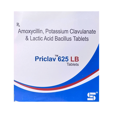 Priclav 625 LB Tablet