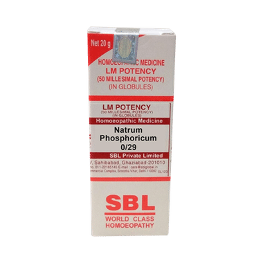 SBL Natrum Phosphoricum 0/29 LM