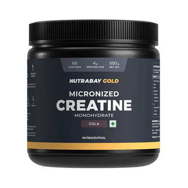 Nutrabay Gold Micronized Creatine Monohydrate Powder Cola