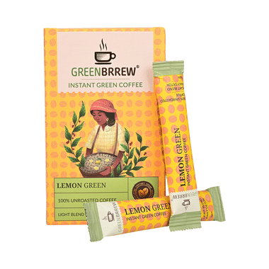 GreenBrrew Coffee Sachet (3gm Each) Lemon Instant