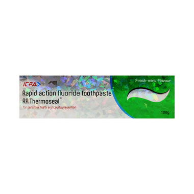RA Thermoseal Rapid Action Fluoride Toothpaste | For Sensitive Teeth & Cavity | Flavour Fresh Mint