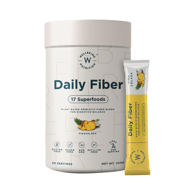 Wellbeing Nutrition Daily Fiber Sachet (7gm Each) Pina Colada