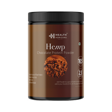 Health Horizons Hemp Protein Powder (500gm Each) For Lean Muscles Chocolate