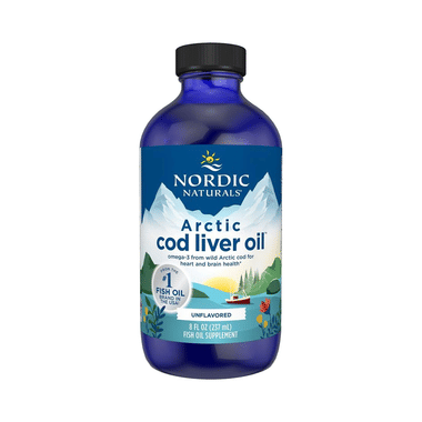 Nordic Naturals Arctic Cod Liver 1060mg Omega 3 For Heart & Brain Health Unflavored