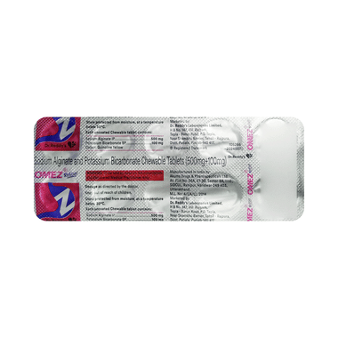 Omez Reflux Chewable Tablet Mint
