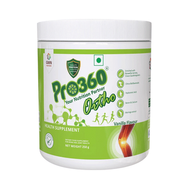 Pro360 Ortho Nutrition For Bone & Joint Health | No Added Sugar | Flavour Vanilla Veg