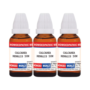 Dr. Majumder Homeo World Calcarea Renalis Dilution(30ml Each) 50M