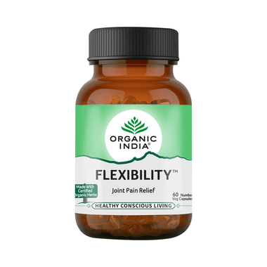 Organic India Flexibility Veg Capsule | Relieves Joint Pain