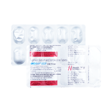 Ndrap 500mg/10mg Tablet