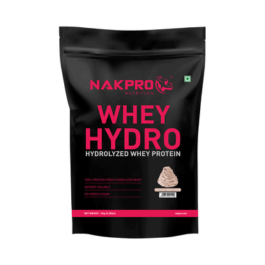 Nakpro Nutrition Whey Hydro Hydrolyzed Whey Protein Powder Chocolate Cream