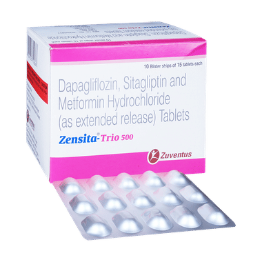 Zensita Trio 10mg/500mg/100mg Tablet ER
