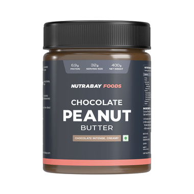 Nutrabay Foods Chocolate Peanut for Weight Management & Heart Health | Flavour Butter Chocolate Intense Creamy