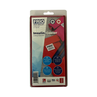 Frio Insulin Cooler & Allergy Medication Duo Wallet Red