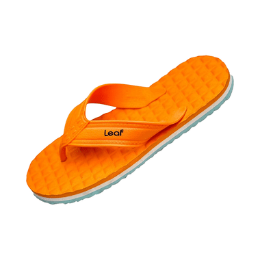 Leaf Footwear Cloud Comfort Orthopaedic Slippers Orange Blue 8