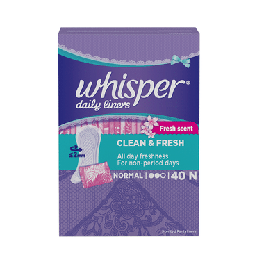 Whisper Daily Liners | All Day Clean & Fresh for Non-Period Days