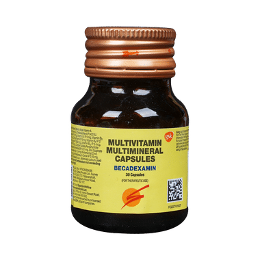 Becadexamin Multivitamin & Multimineral Soft Gelatin Capsule