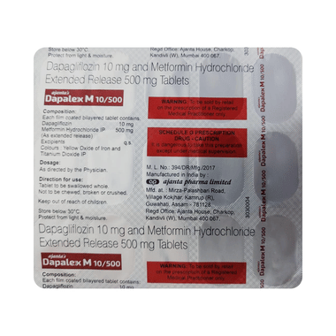 Dapalex M 10/500 Tablet