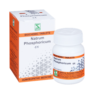 Dr Willmar Schwabe India Natrum Phosphoricum Biochemic Tablet 6X