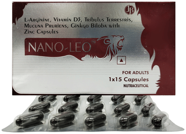 Nano-Leo Capsule with L-Arginine, Vitamin D3, Ginkgo & Zinc