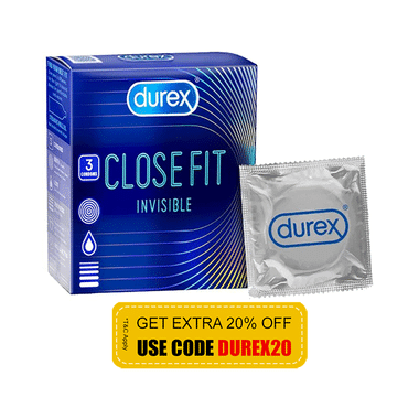 Durex Close Fit Invisible Condom