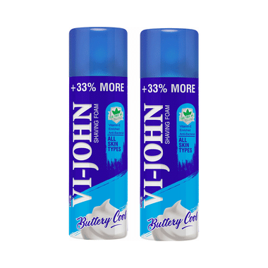 Vi-John Shaving Foam (300gm Each) Tea Tree Oil