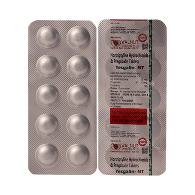 Yesgalin NT 75mg/10mg Tablet