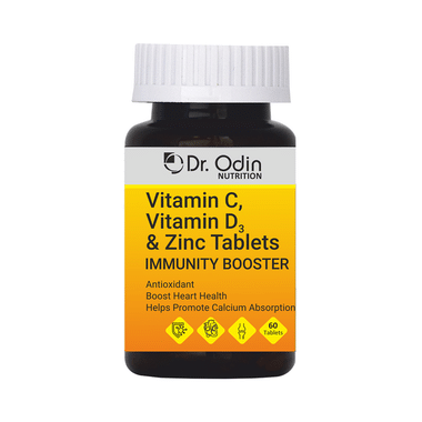 Dr. Odin Nutrition Vitamin C, Vitamin D3 & Zinc Tablet