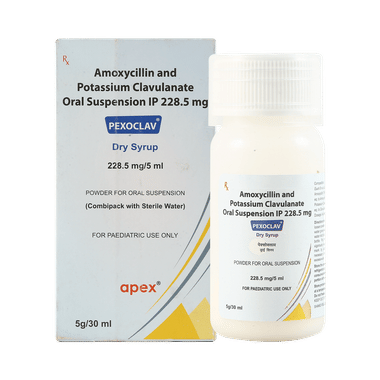 Pexoclav 200 mg/28.5 mg Dry Syrup