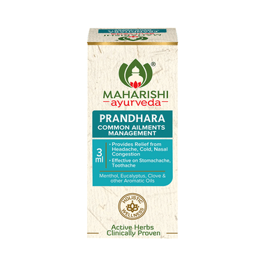 Maharishi Ayurveda Prandhara Ayurvedic Oil, For Nasal Congestion, Headache, Toothache, Cold Relief Drop