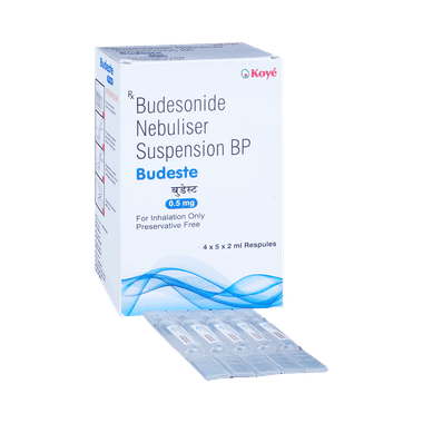 Budeste 0.5mg Respules (2ml Each)