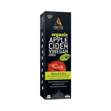 AS-IT-IS Nutrition Organic Raw Apple Cider Vinegar With Mother