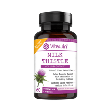 Vitawin Milk Thistle 500mg Vegetarian Capsule