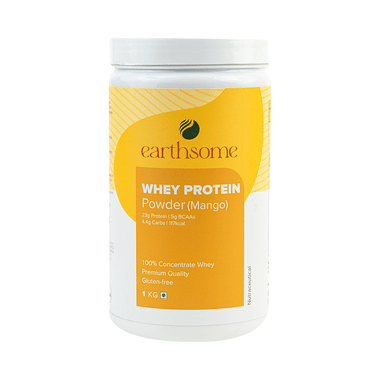 Earthsome Whey Protein Powder Gluten And Sugar Free Mango