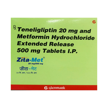 Zita-Met 500mg/20mg Tablet ER