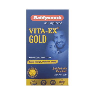 Baidyanath Vita-Ex Gold Capsule For Vitality & Stamina