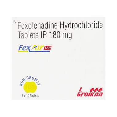 फेक्सएयर 180mg टैबलेट