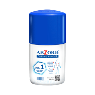 Abzorb Anti Fungal Dusting Powder | Absorbs Excess Sweat | Controls Itching | Derma Care | Manages Fungal Infections Dusting Powder
