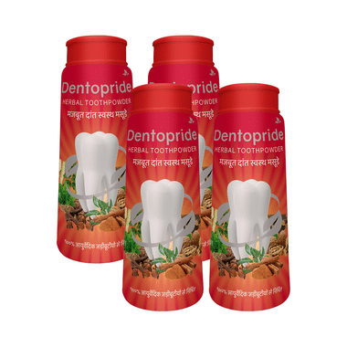 Dentopride Herbal Toothpowder (100gm Each)