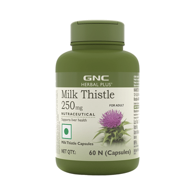 GNC Herbal Plus Milk Thistle 250mg Capsule