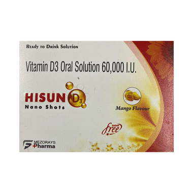 Hisun D3 Nano Shot (5ml Each) Mango Sugar Free