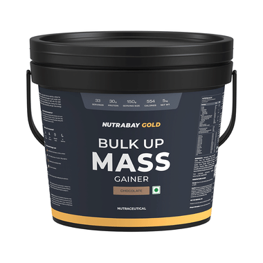 Nutrabay Gold Bulk Up Mass Gainer Powder Chocolate