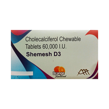 Shemesh D3 Chewable Tablet Orange