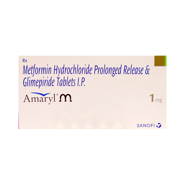 Amaryl M 1mg Tablet PR