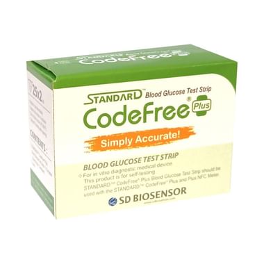 SD Biosensor Standard Codefree Plus Blood Glucose Test Strip