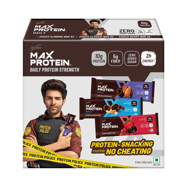 RiteBite Max Protein Daily 10 Gm Protein Bar Assorted