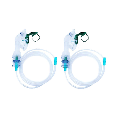 Lifeline Nebulizer Mask Kit And Pipe Set With Medicine Cup For Adult