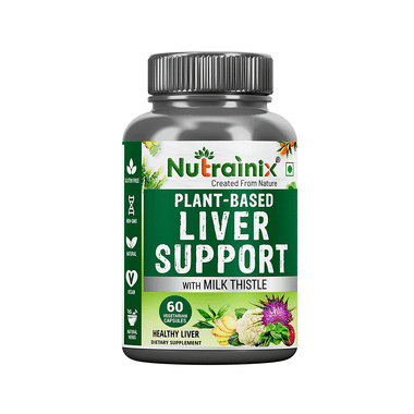 Nutrainix Organic & Plant-Based Liver Support Vegetarian Capsule