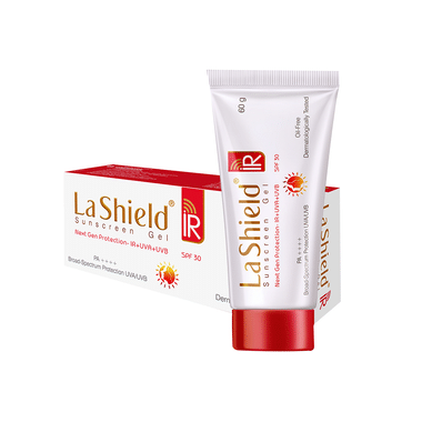 La Shield IR Sunscreen Gel SPF 30 | Broad Spectrum UVA/UVB Protection PA++++